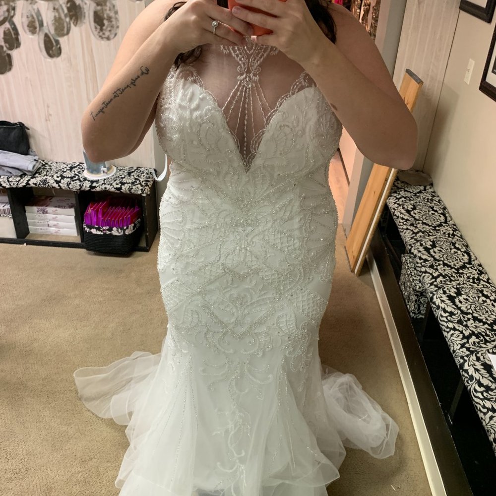 NEW- Enchanting by Mon Cheri Wedding Dress